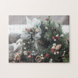Puzzle Wreath navidades<br><div class="desc">El encantador rompecabezas de una bella corona de Navidades. Diversión familiar por las vacaciones.</div>