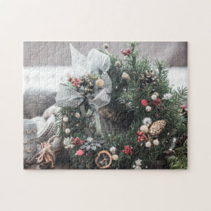 Puzzle Wreath navidades