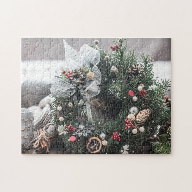 Puzzle Wreath navidades (Horizontal)