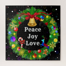 Puzzle Wreath, Navidades del autismo