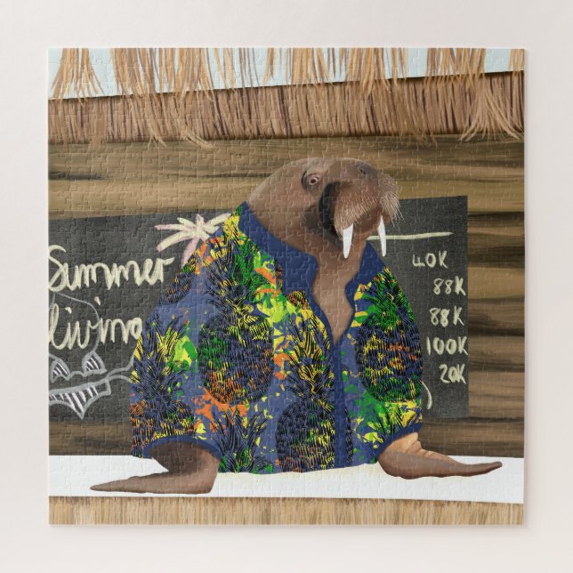 Puzzle Wun Fun Hawaiian Walrus (Vertical)