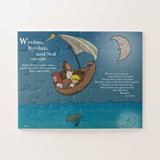 Puzzle Wynken, Blynken y Nod (Horizontal)