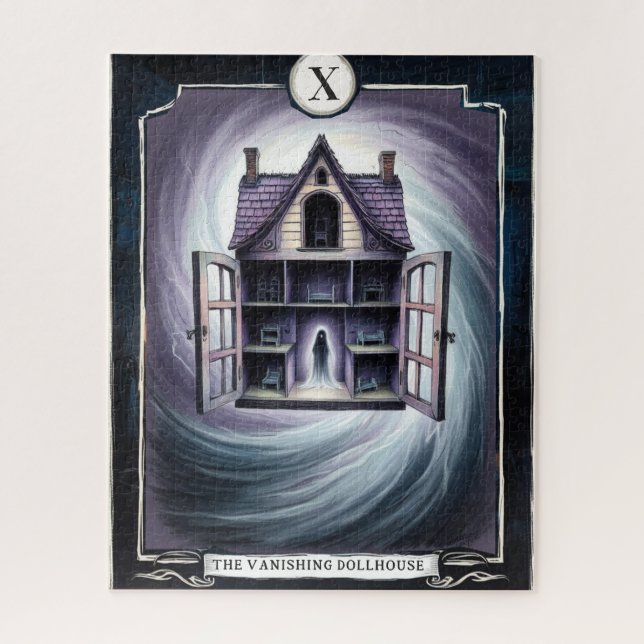 Puzzle X La Casa Desvaneciente - Ahora Lo Ves... Tarot. (Vertical)