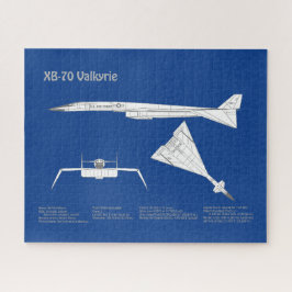Puzzle XB-70 Valkyrie - Planes de Planes de Plano de Plan