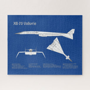 Puzzle XB-70 Valkyrie - Planes de Planes de Plano de Plan
