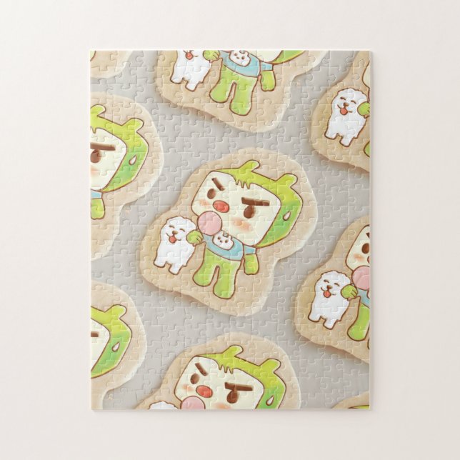 Puzzle XiaoTieJun Gritando cookies (Vertical)