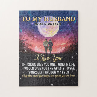 Puzzle Xmas Gift | To My Husband I Love You