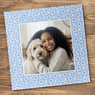 Puzzle XOXO Abrazos y Besos Foto Personalizada Moderno Az