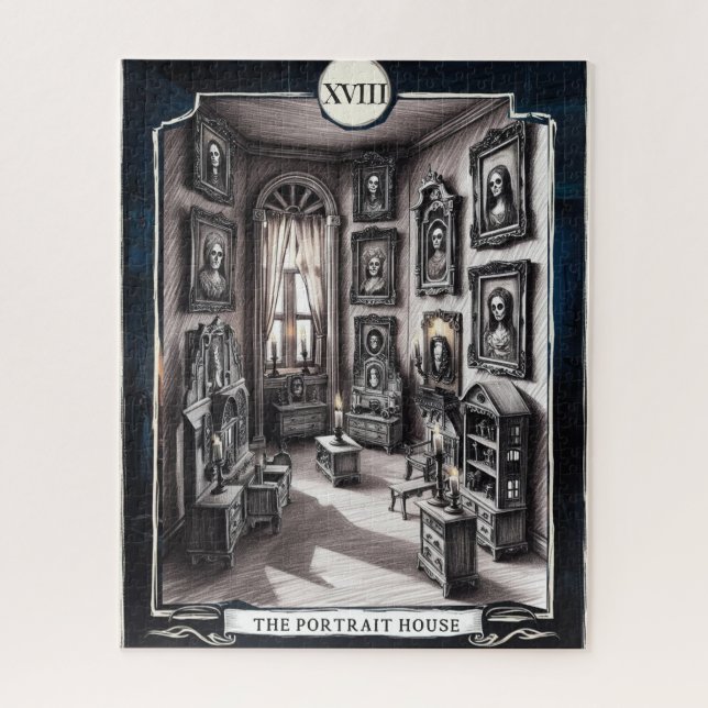 Puzzle XVIII La Casa Del Retrato - Todavía Mirando, Tarot (Vertical)