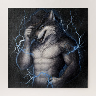 Puzzle Ya No Más Señor Buen Tipo Divertido Alpha Wolf Mem