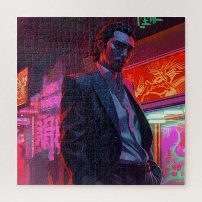 Puzzle Yakuza Neon (Vertical)