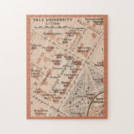 Puzzle Yale University Map 11x14 
