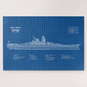 Puzzle Yamato - Planes de trazado de la ruta del buque AB