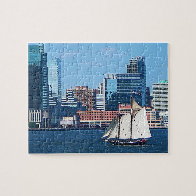 Puzzle Yate contra Manhattan Skyline (Horizontal)
