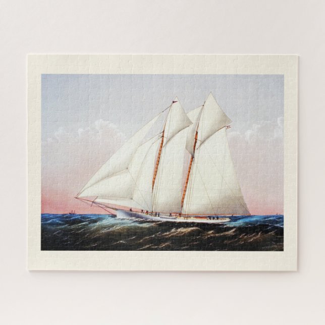 Puzzle Yate Schooner (Horizontal)