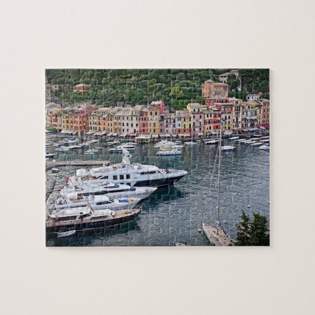 Puzzle Yates de Portofino, Italia - 8x10 - 110 PC (Horizontal)