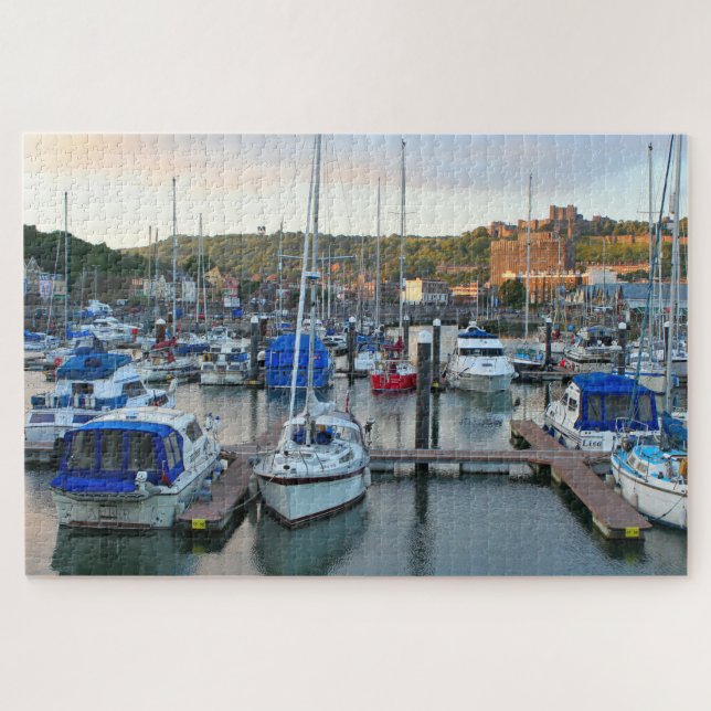 Puzzle Yates en el puerto deportivo, Dover, Kent, Inglate (Horizontal)