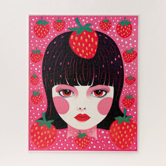 Puzzle Yayoi Kusama Chica Funky (Vertical)
