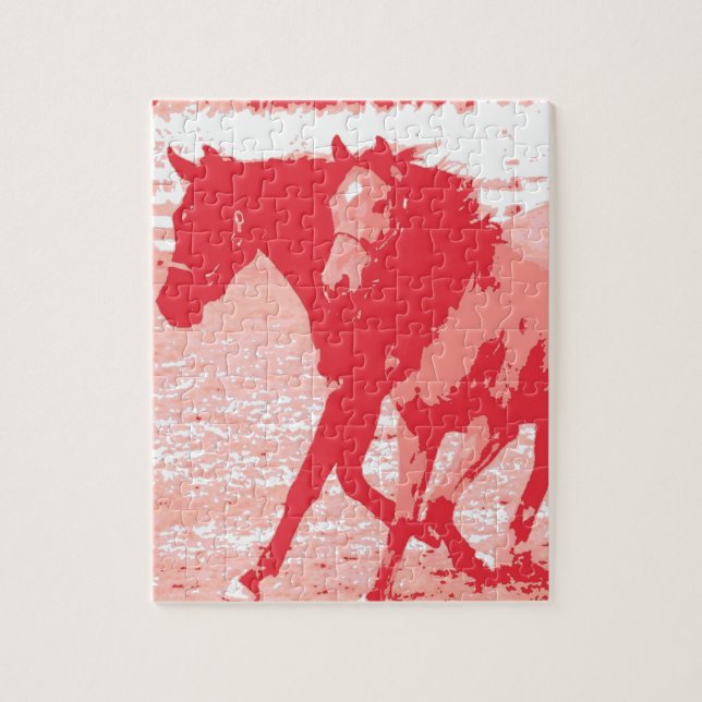 Puzzle Year of the Horse Chinese New Year (Vertical)