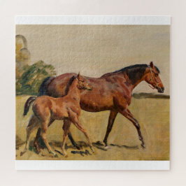 Puzzle Yegua y potro por Munnings