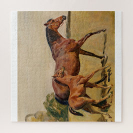 Puzzle Yegua y potro por Munnings