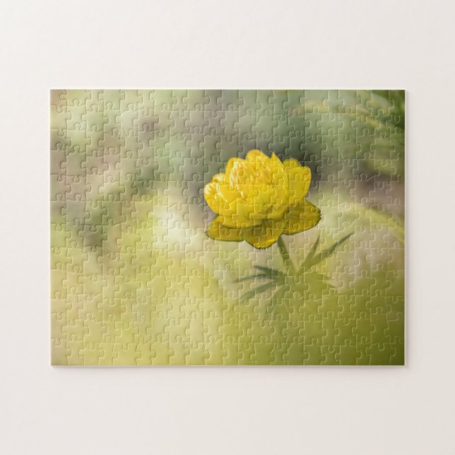 Puzzle Yellow Flower Nature Photo (Horizontal)