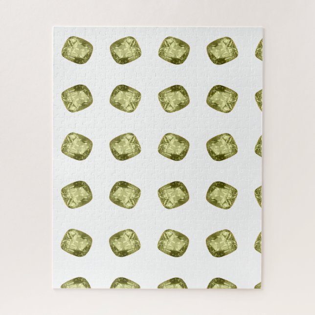 Puzzle Yellow Gemstone Alexandrite (Vertical)