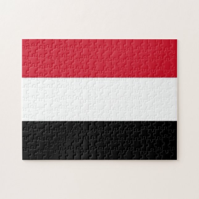 Puzzle Yemen - Bandera - (Horizontal)