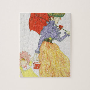 Puzzle Yendo a la playa, de "L'Estampe Moderne", publ
