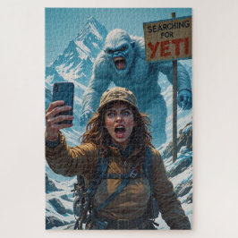 Puzzle Yeti Bigfoot Sasquatch Selfie Monte Everest