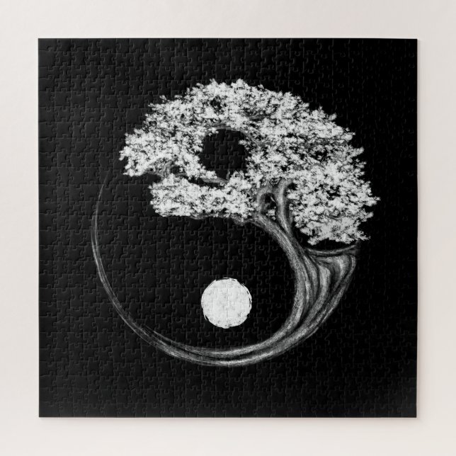 Puzzle Yin Yang Tree (Vertical)