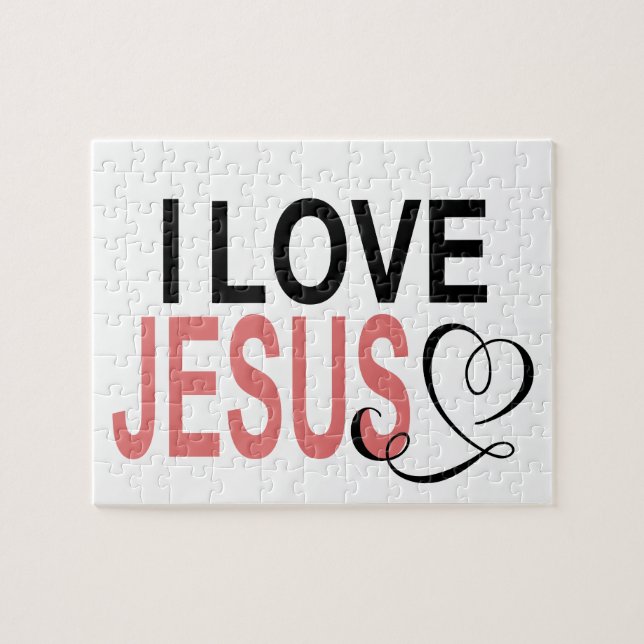 Puzzle Yo amo a Jesús (Horizontal)