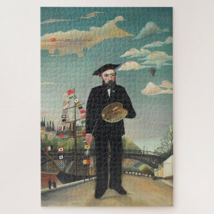 Puzzle Yo mismo: Retrato – Paisaje, Henri Rousseau 1890