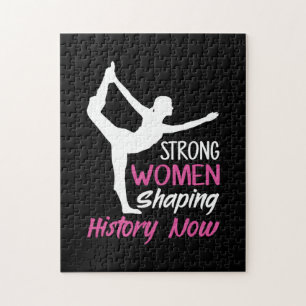 Puzzle Yoga Lover   Mujer fuerte de yoga