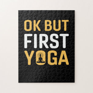 Puzzle Yoga Lover Ok Pero Primero Yoga