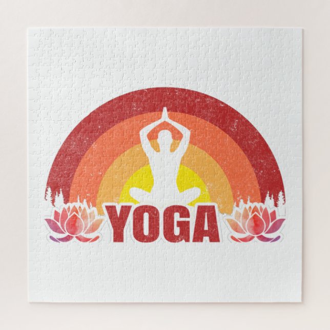 Puzzle Yoga Yoga Yogi Lotus Flor (Vertical)