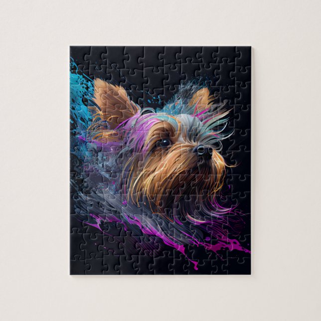 Puzzle Yorkie (Vertical)