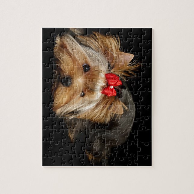 Puzzle Yorkie lindo (Vertical)