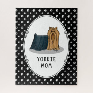 Puzzle Yorkie Mom (Yorkshire Terrier Mom) Cute