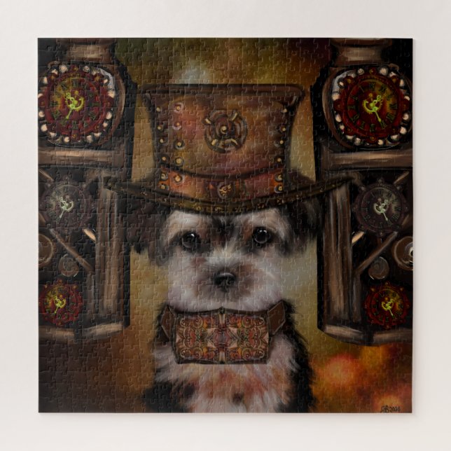 Puzzle Yorkie Poo (Vertical)