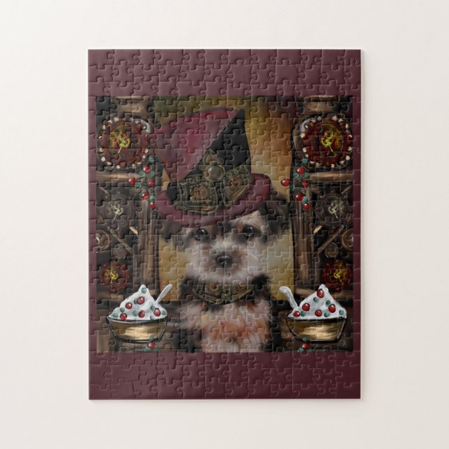 Puzzle Yorkie Poo (Vertical)