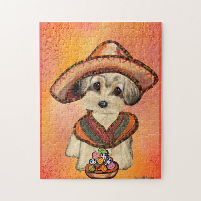 PUZZLE YORKIE POO CINCO DE MAYO (Vertical)