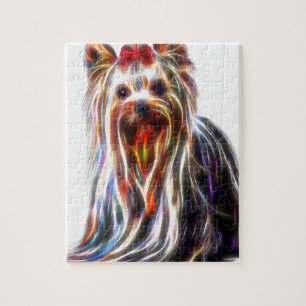 Puzzle Yorkshire lindo Yorkie Terrier