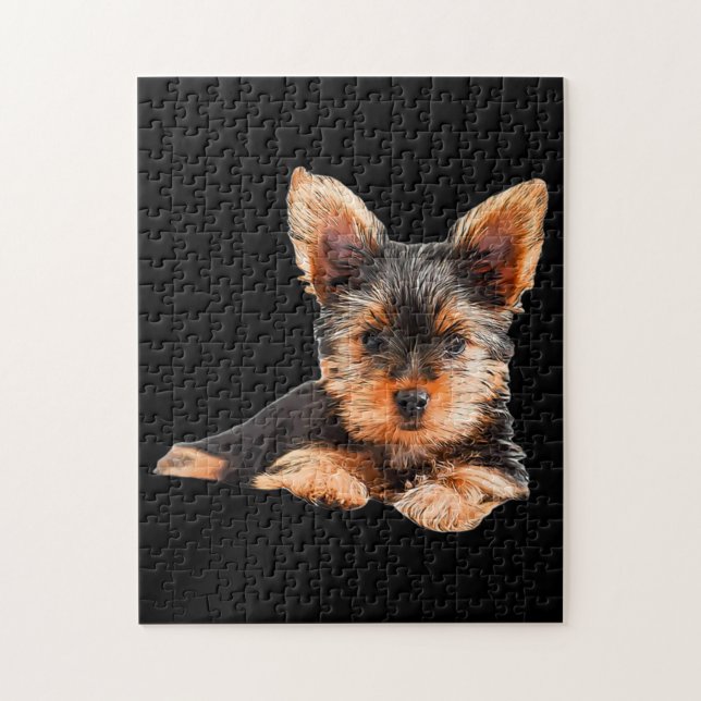 Puzzle Yorkshire terrier Yorkie Puppy Dog (Vertical)