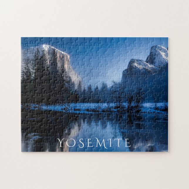 Puzzle Yosemite escénica en invierno (Horizontal)