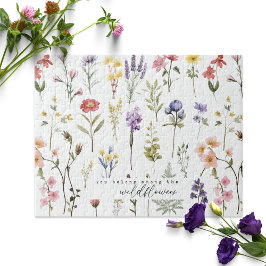 Puzzle You Belong Among the Wildflowers 
