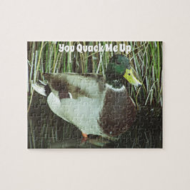 Puzzle You Quack Me Up Lake Waterfowl Photo Mallard Duck