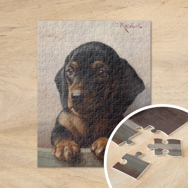 Puzzle Young Dachshund | Carl Reichert (Subido por el creador)