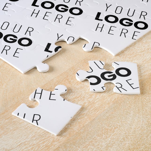 Puzzle Your Logo Simple Repeating Diagonal Pattern (Lado)