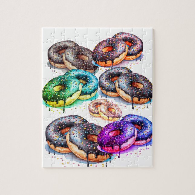 Puzzle (yummy) donut (Vertical)
